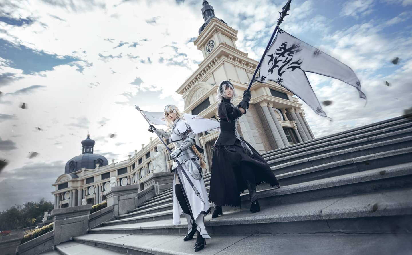 fgo黑白贞德cosplay-萌图百科