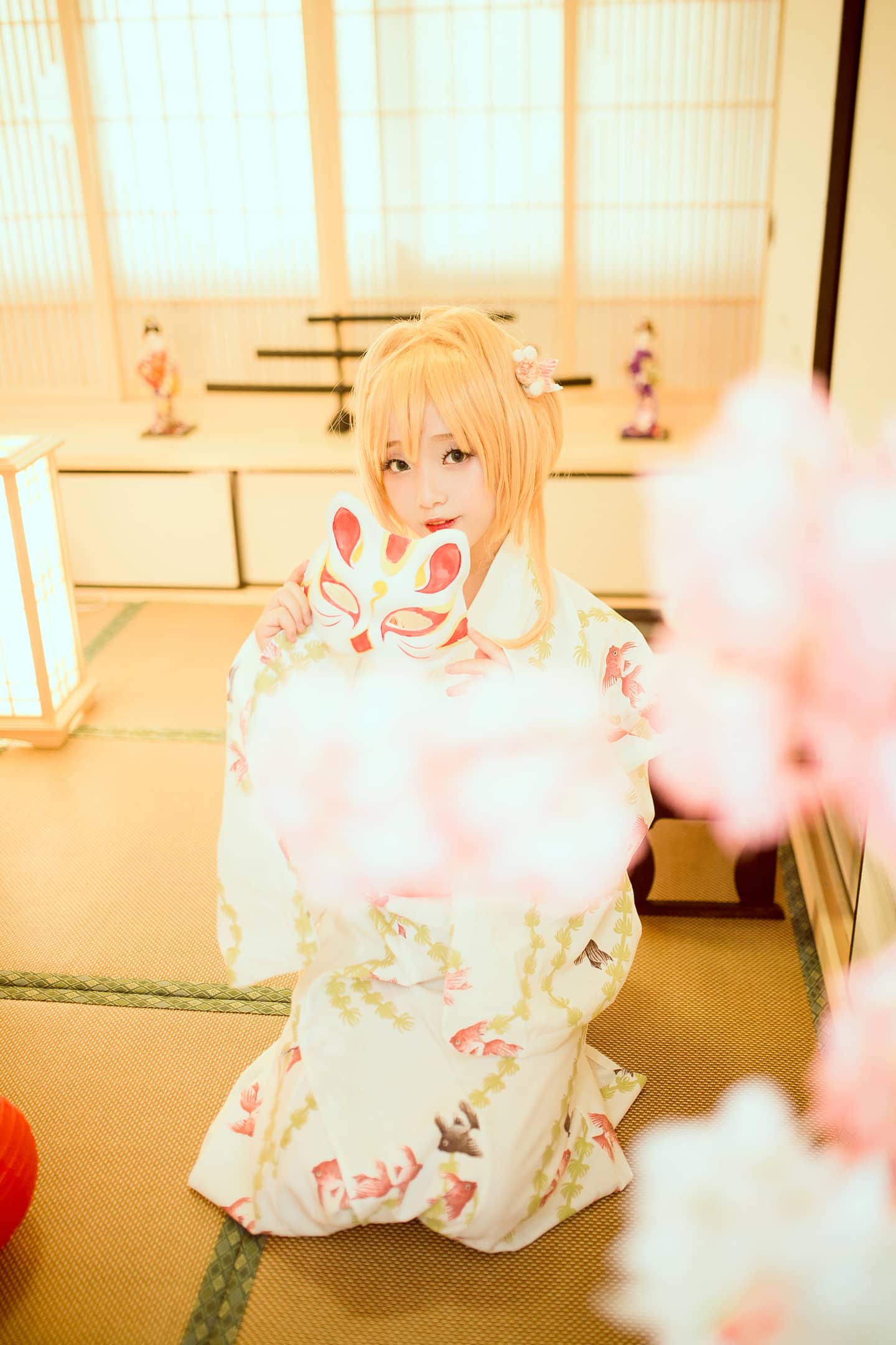 木之本樱金鱼浴衣 cosplay-萌图百科