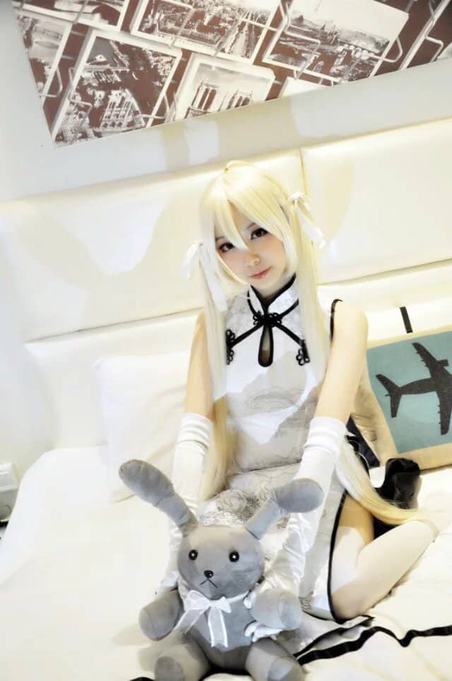 缘之空   穹妹旗袍cosplay-萌图百科