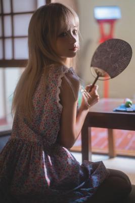 《和风碎花》少女写真-萌图百科