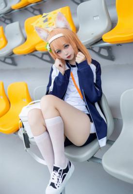 《蔚蓝档案》玛丽体操服cosplay-萌图百科