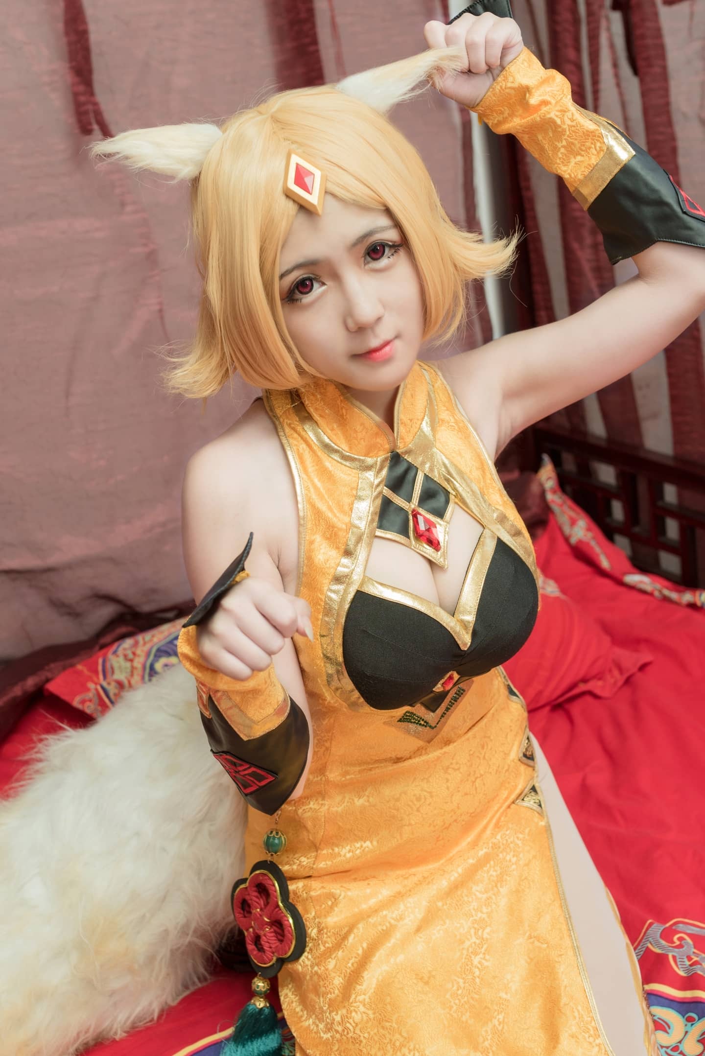 王者荣耀妲己cosplay-萌图百科