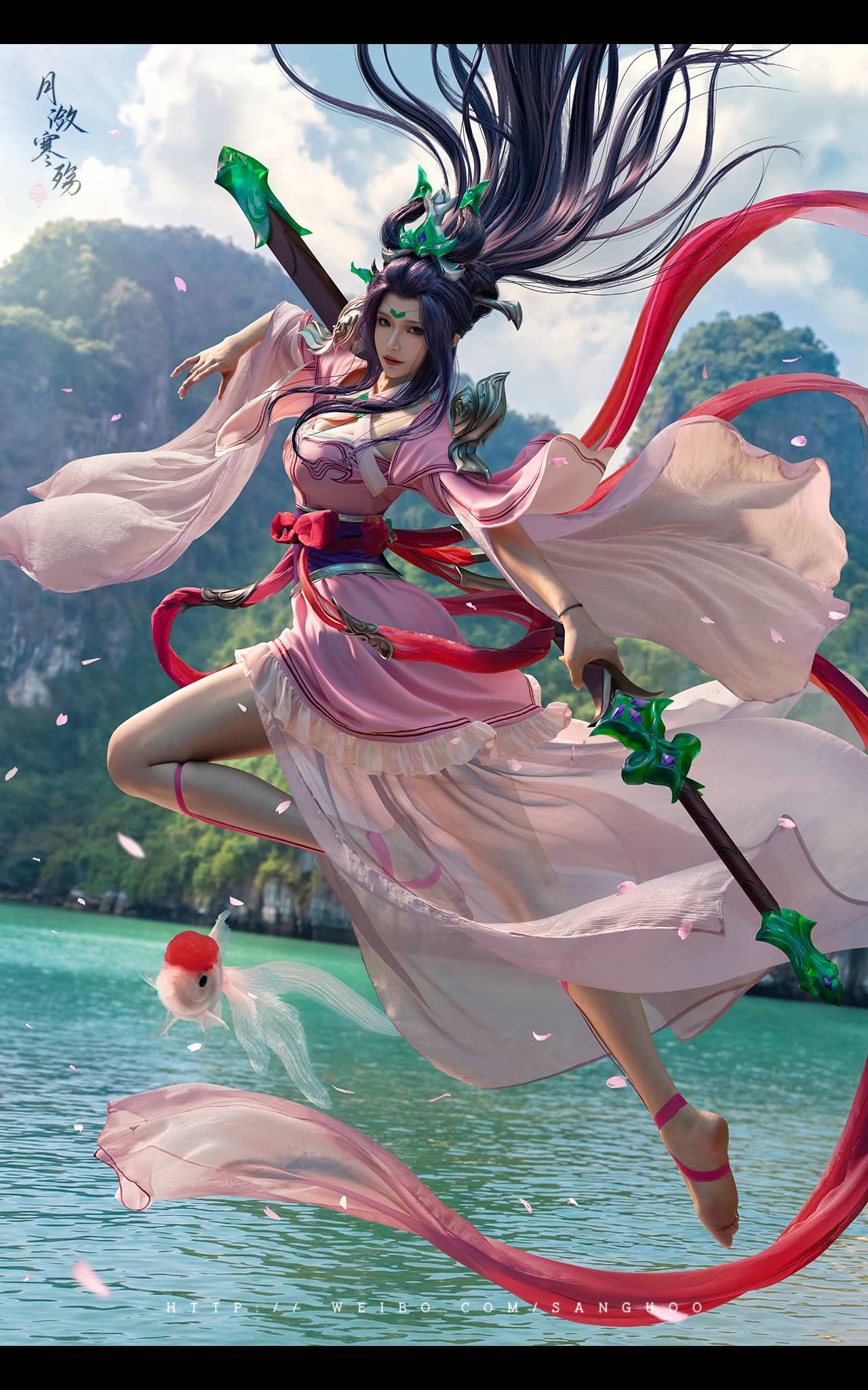 英雄联盟玉剑传说风仙子Cosplay-萌图百科