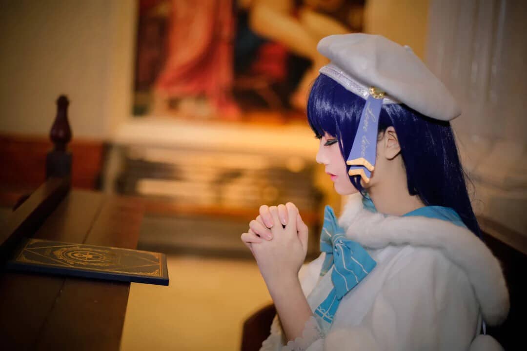 LOVELIVE  园田海未  唱诗班未觉cosplay-萌图百科