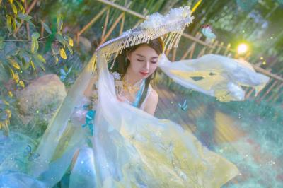 逆水寒素问·晚竹蝶影cosplay-萌图百科