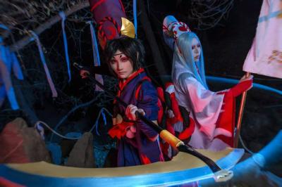 阴阳师鬼使黑白cosplay-萌图百科