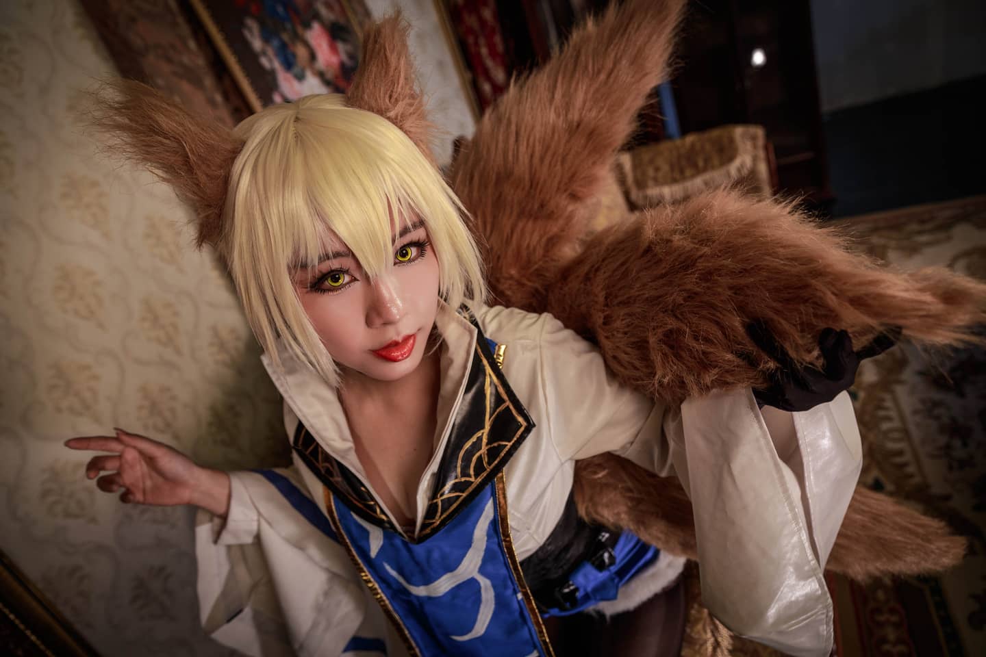 东方御姐乡 八云蓝 cosplay-萌图百科