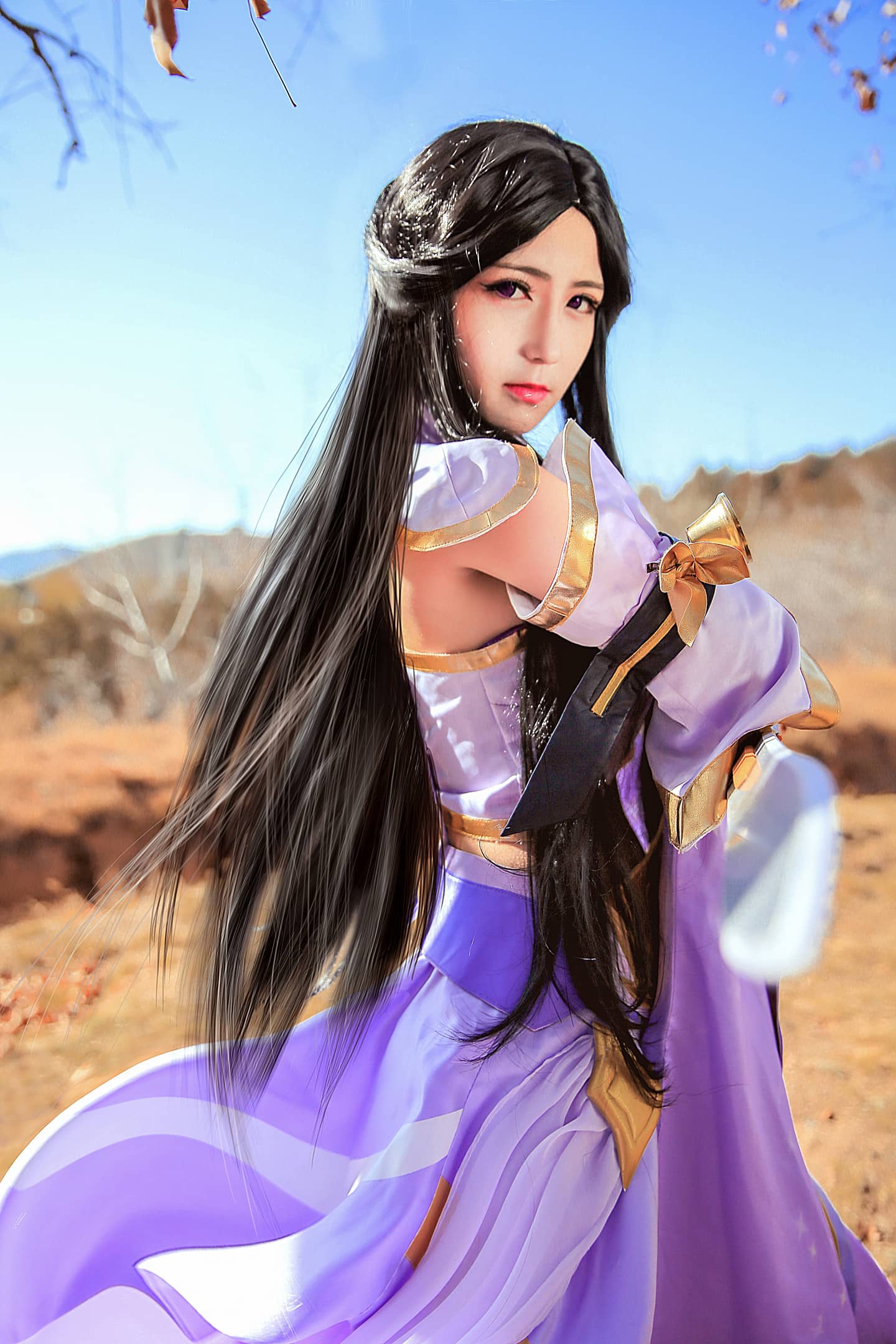 王者荣耀露娜紫霞仙子cosplay-萌图百科