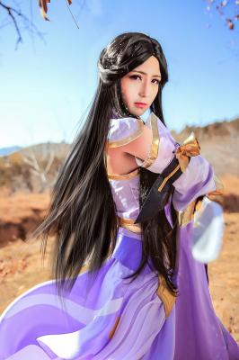 王者荣耀露娜紫霞仙子cosplay-萌图百科