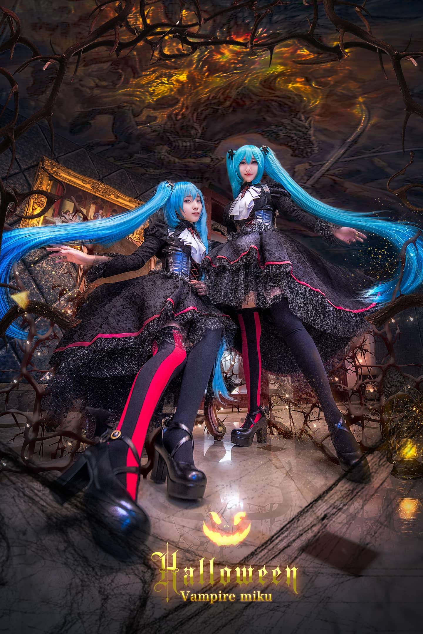 TYA事务所 《VOCALIOD》吸血鬼MIKU cosplay-萌图百科