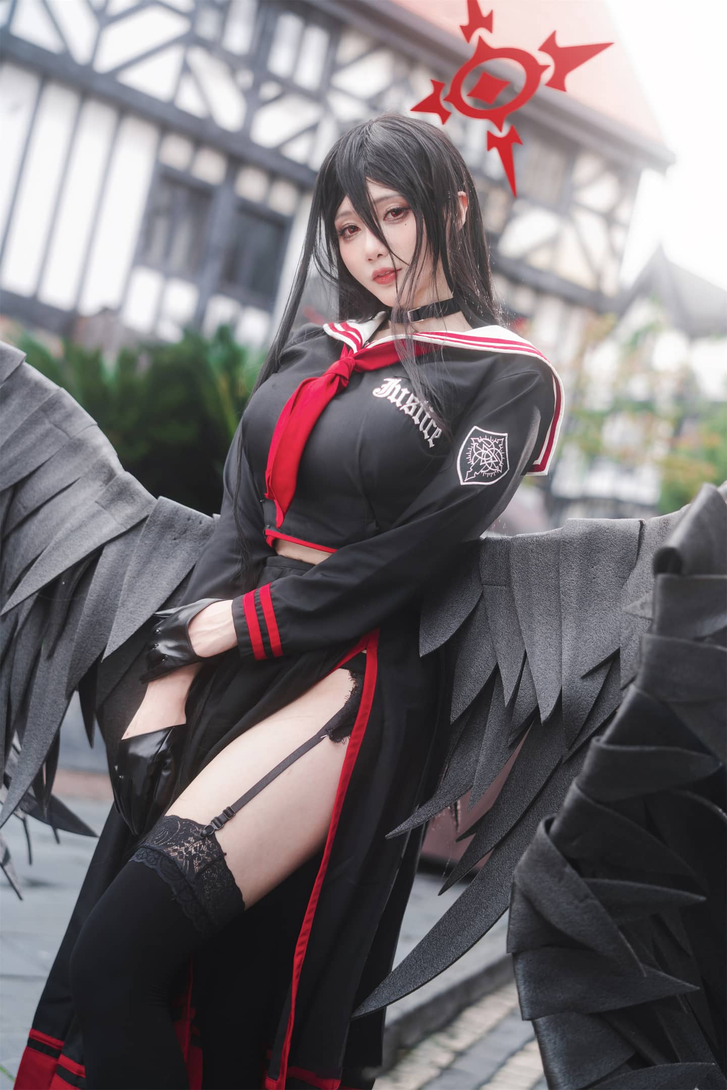 《蔚蓝档案》羽川莲见cosplay-萌图百科
