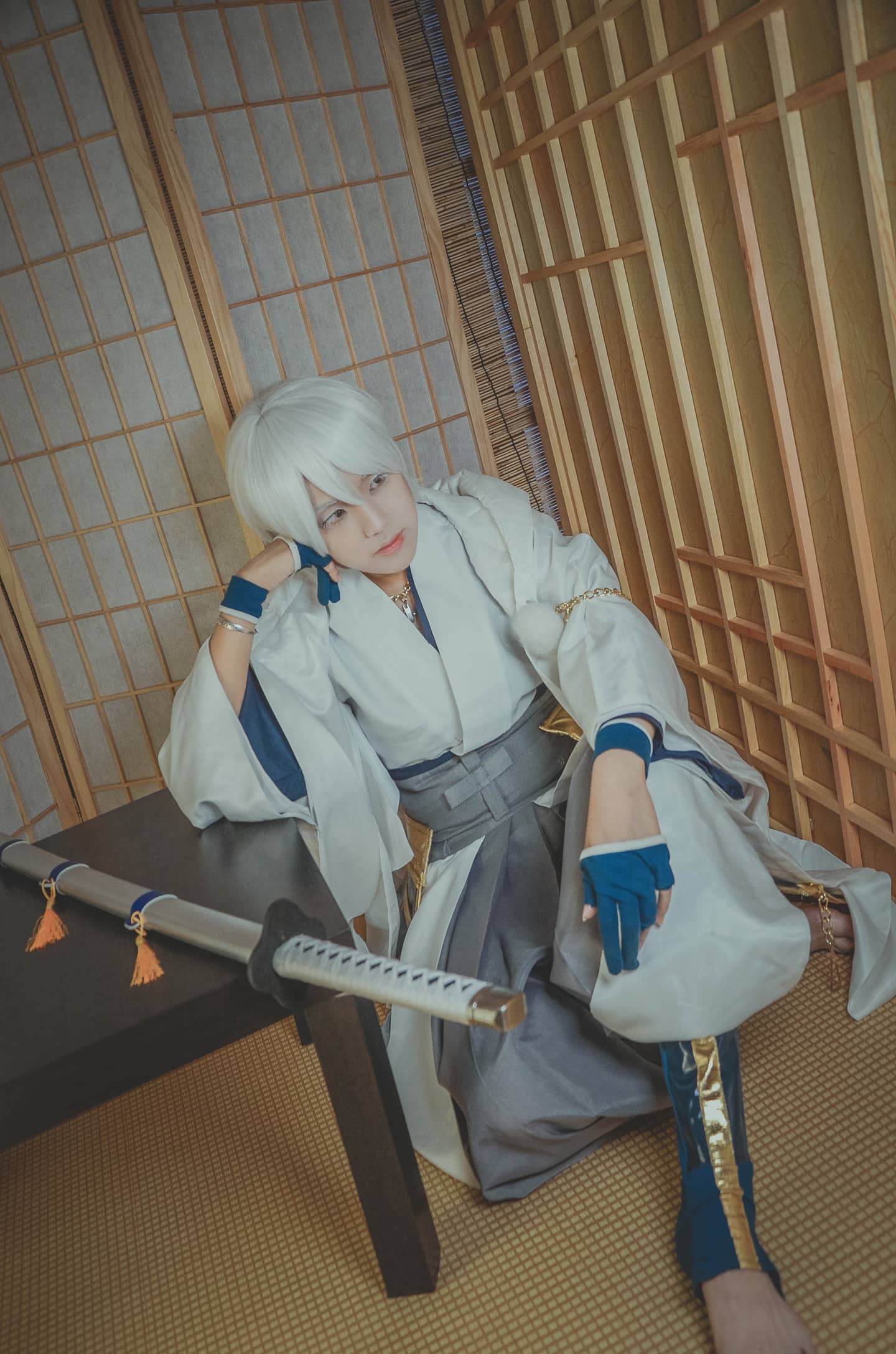 刀剑乱舞鹤丸国永cosplay-萌图百科