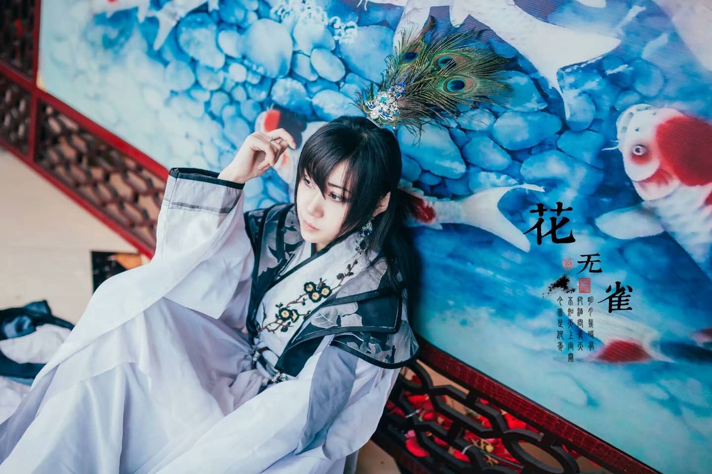 孔雀拟人cosplay-萌图百科