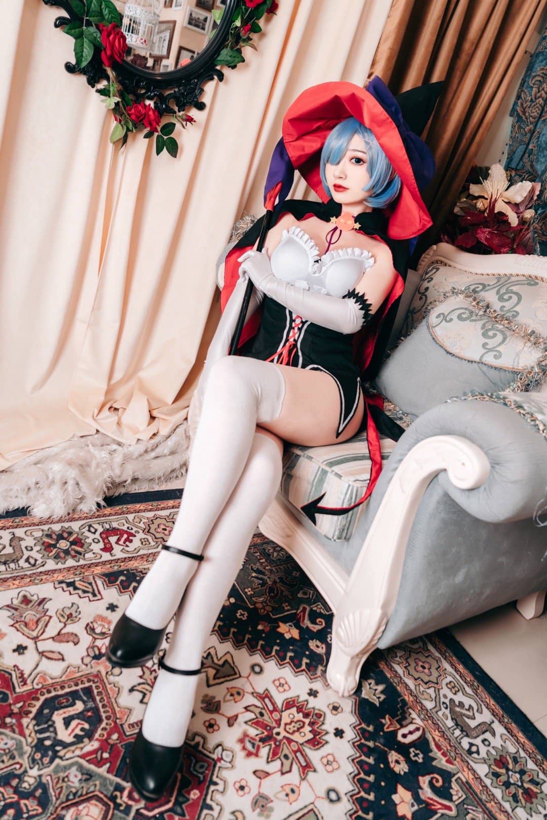 万圣节蕾姆cosplay-萌图百科