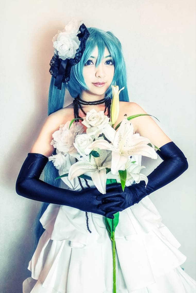 TYA事务所 莫樱 山茶花初音miku Cosplay-萌图百科