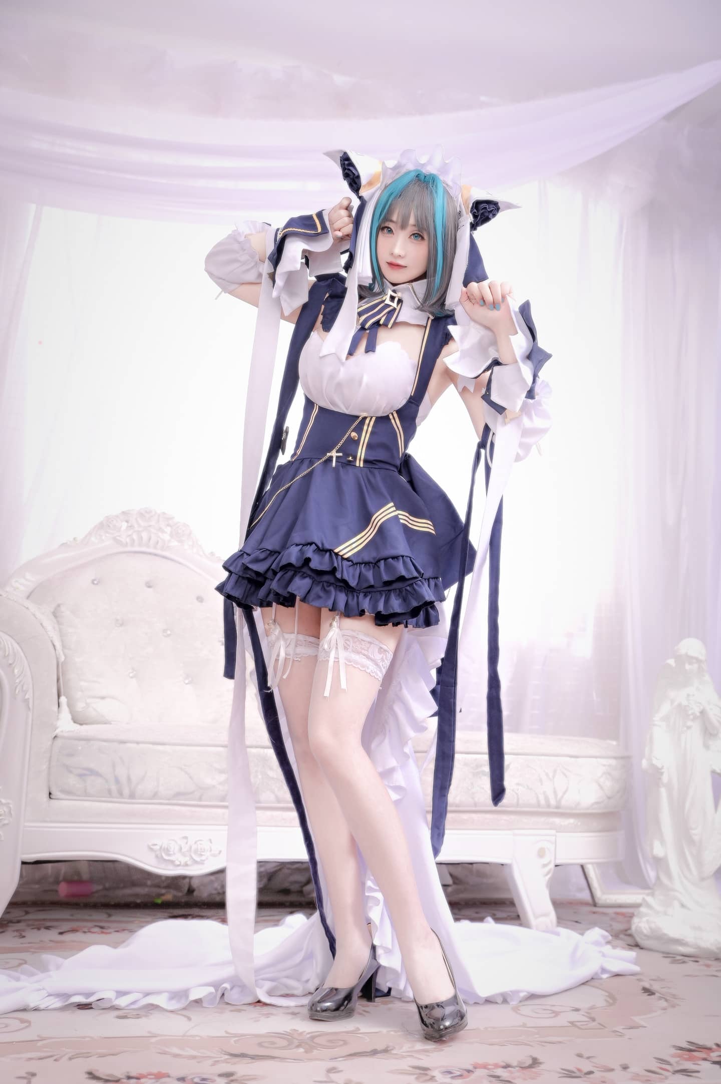 柴郡cosplay，柴郡才不是猫呢！虽然是像猫一样可爱～-萌图百科