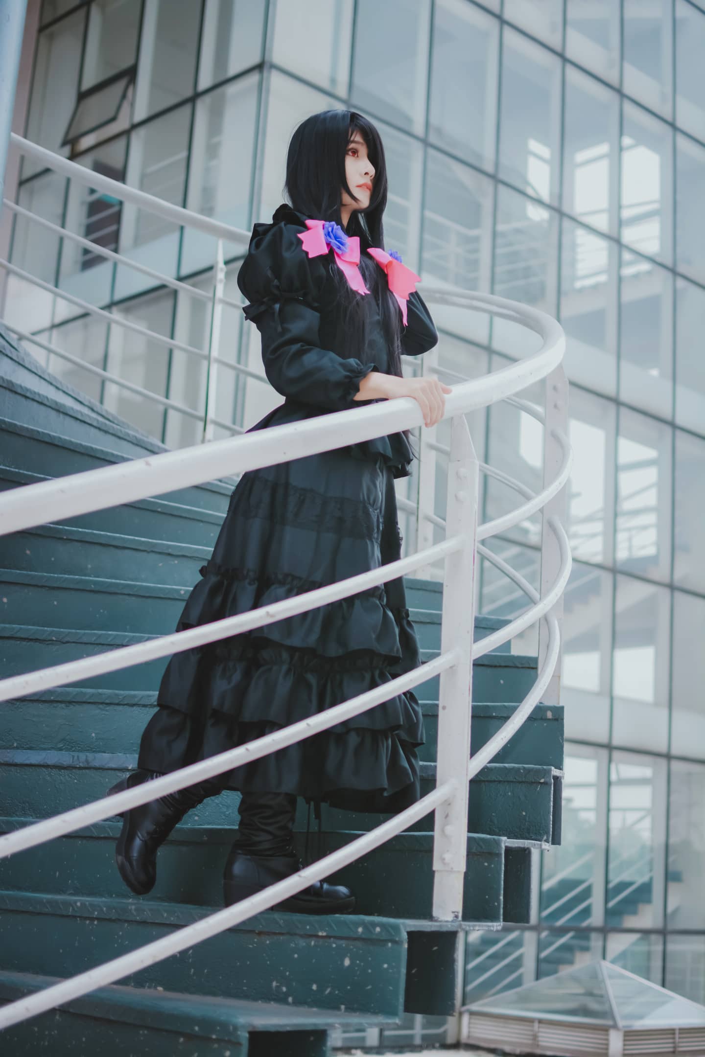 约会大作战  哥特狂三cosplay-萌图百科