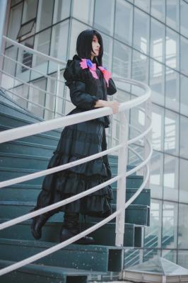 约会大作战  哥特狂三cosplay-萌图百科