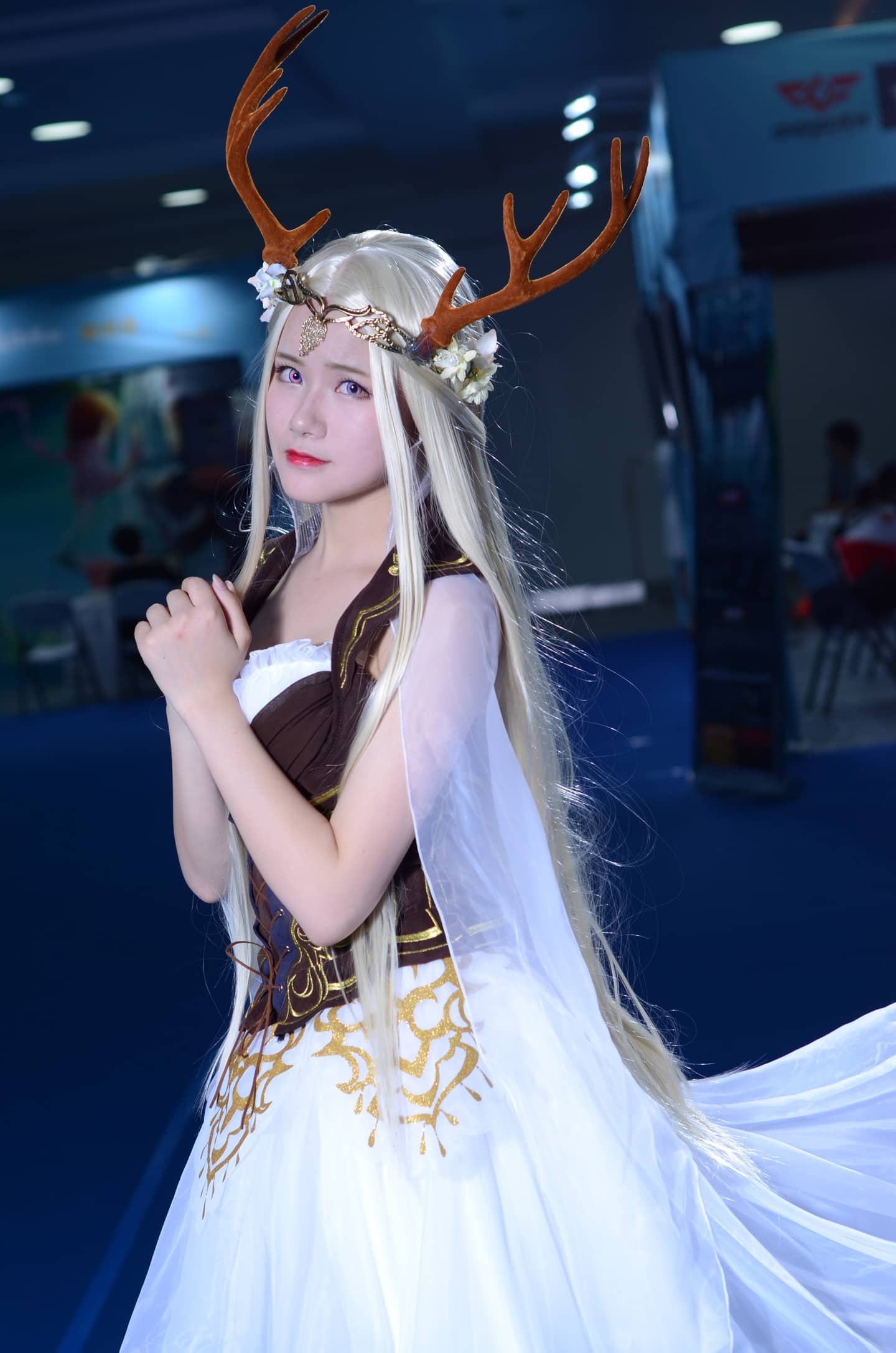 奇迹暖暖 精灵鹿后 cosplay-萌图百科