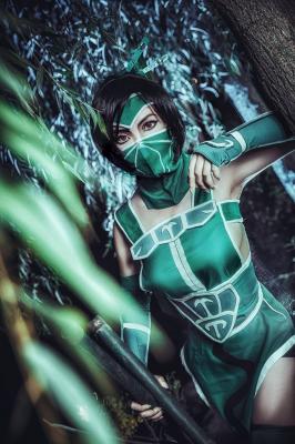 英雄联盟阿卡丽Cosplay-萌图百科