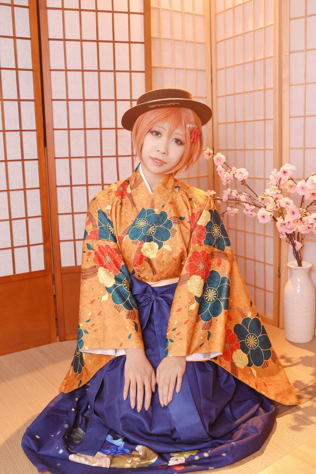 LoveLive星空凛大正未觉醒cosplay-萌图百科