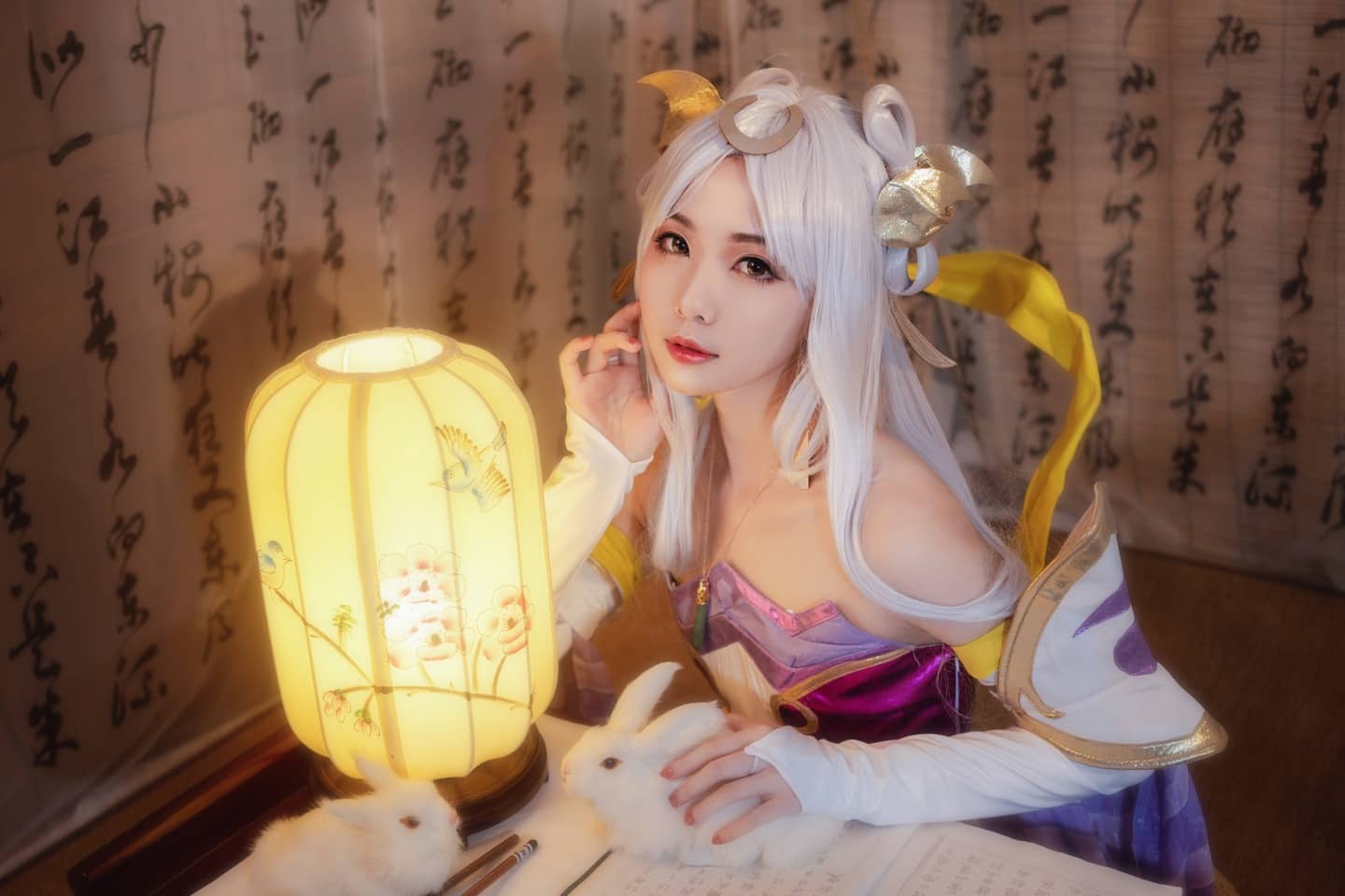 《王者荣耀》嫦娥cosplay-萌图百科