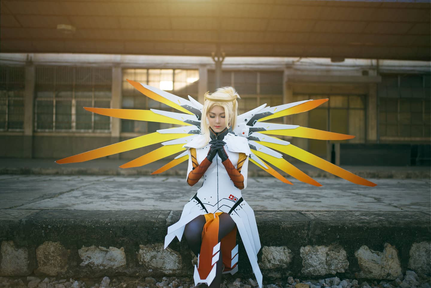 守望先锋天使cosplay-萌图百科