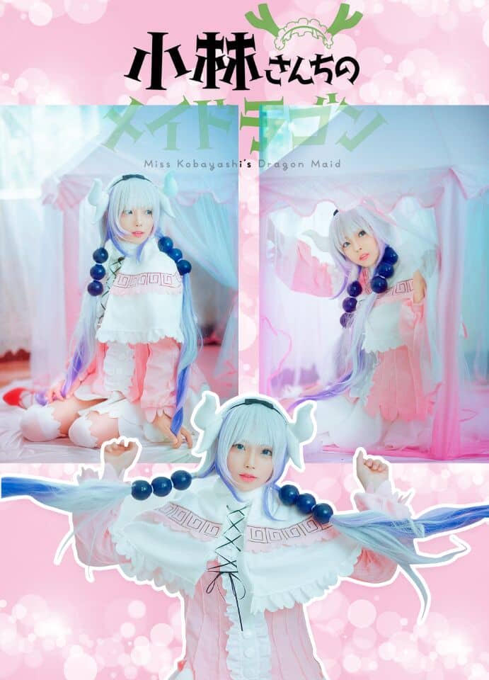 小林家的龙女仆 康娜cosplay，萌萌哒-萌图百科