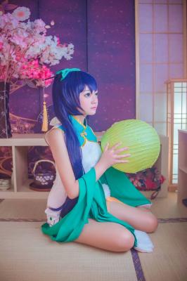 阴阳师―莹草旗袍cosplay-萌图百科
