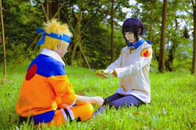 火影忍者 鸣人雏田cosplay-萌图百科