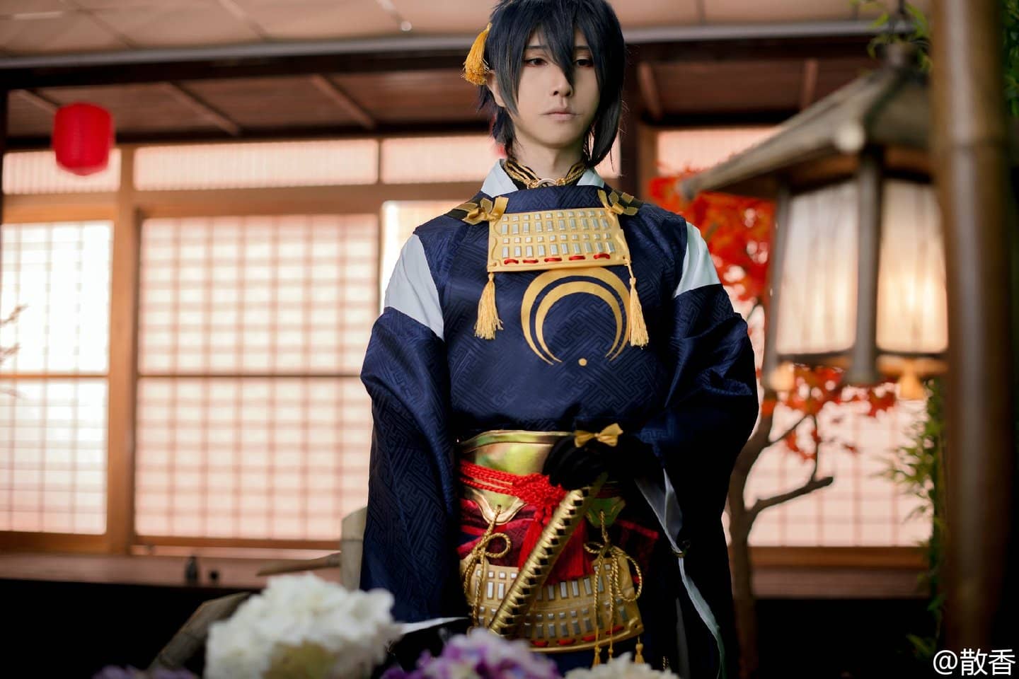 刀剑乱舞三日月宗近cosplay-萌图百科