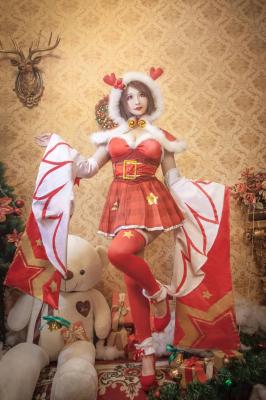 王者荣耀貂蝉圣诞恋歌皮肤cosplay-萌图百科