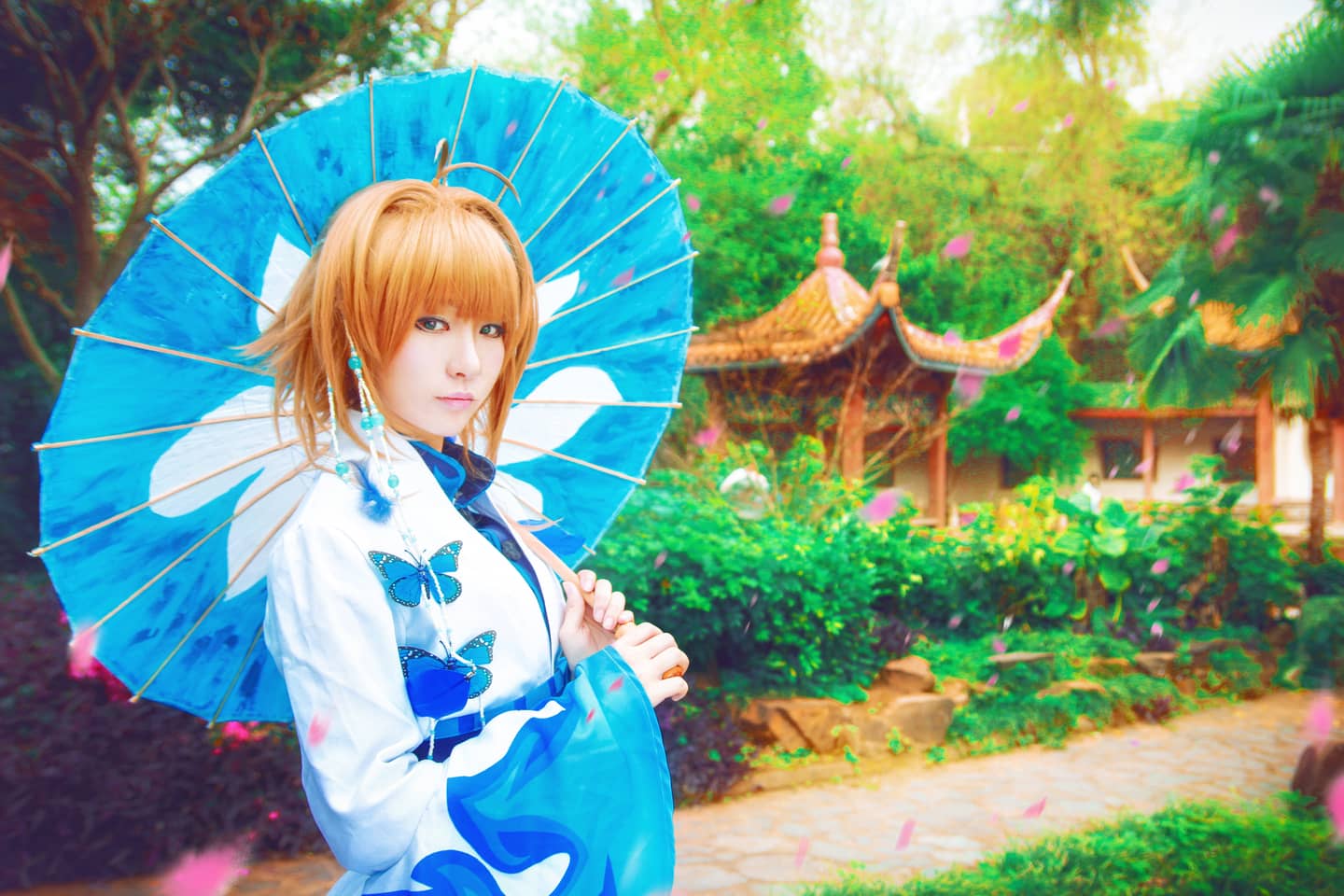 《翼》小樱冰焰同人cosplay-萌图百科