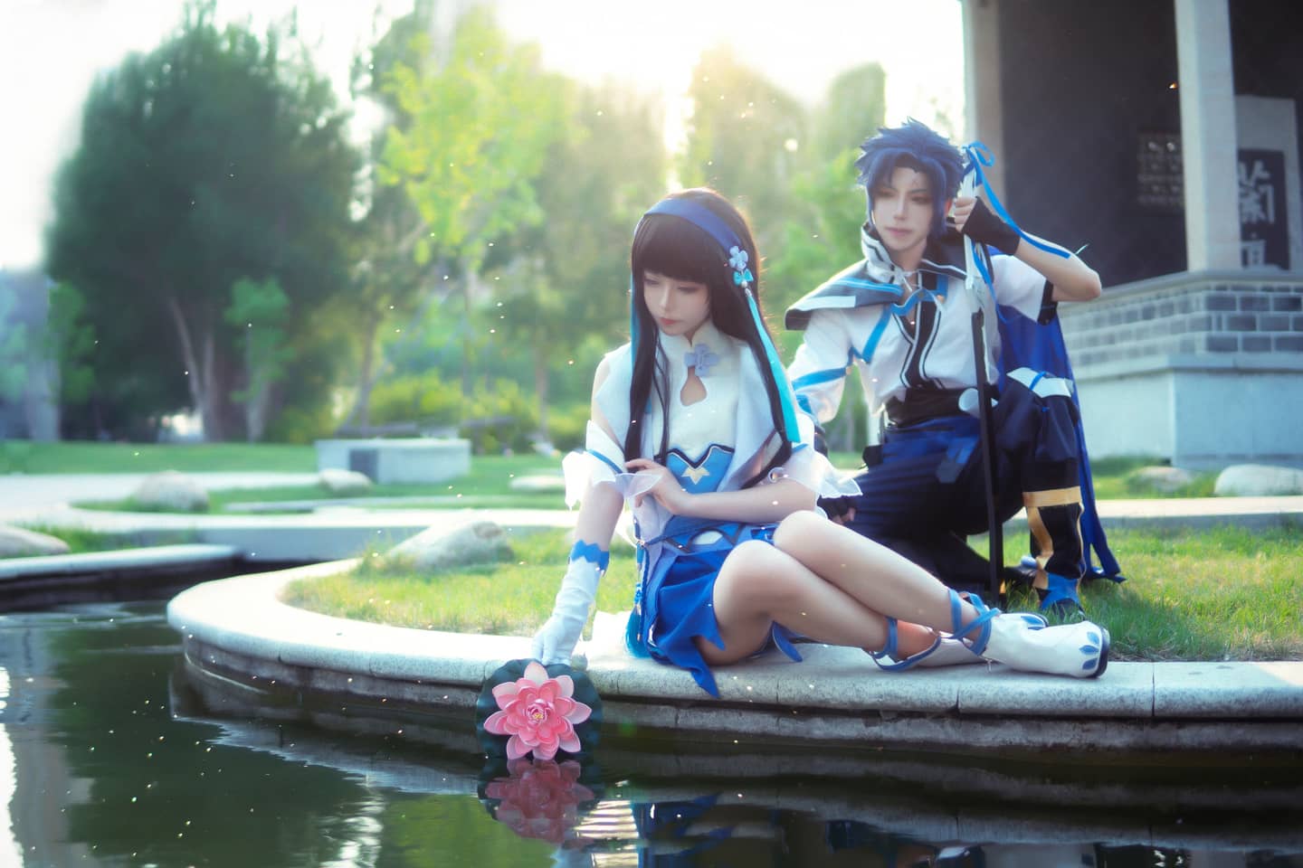 《王者荣耀》西施&东方曜cosplay-萌图百科