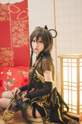 洛天依金丝雀cosplay-萌图百科