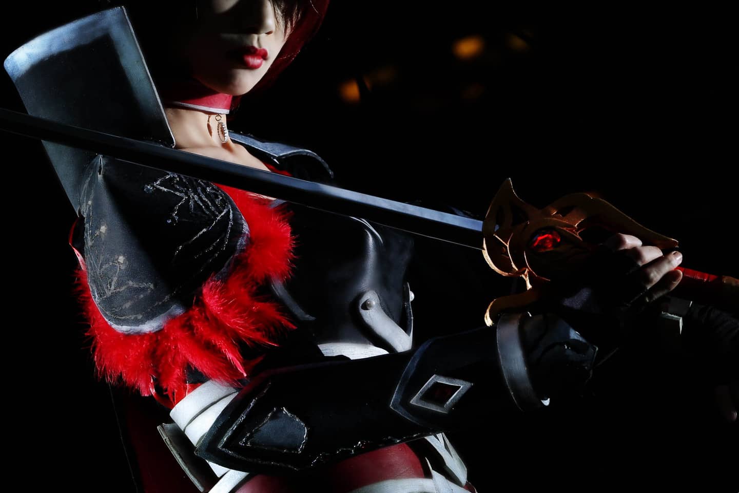 英雄联盟无双剑姬（夜鸦）菲奥娜Cosplay-萌图百科
