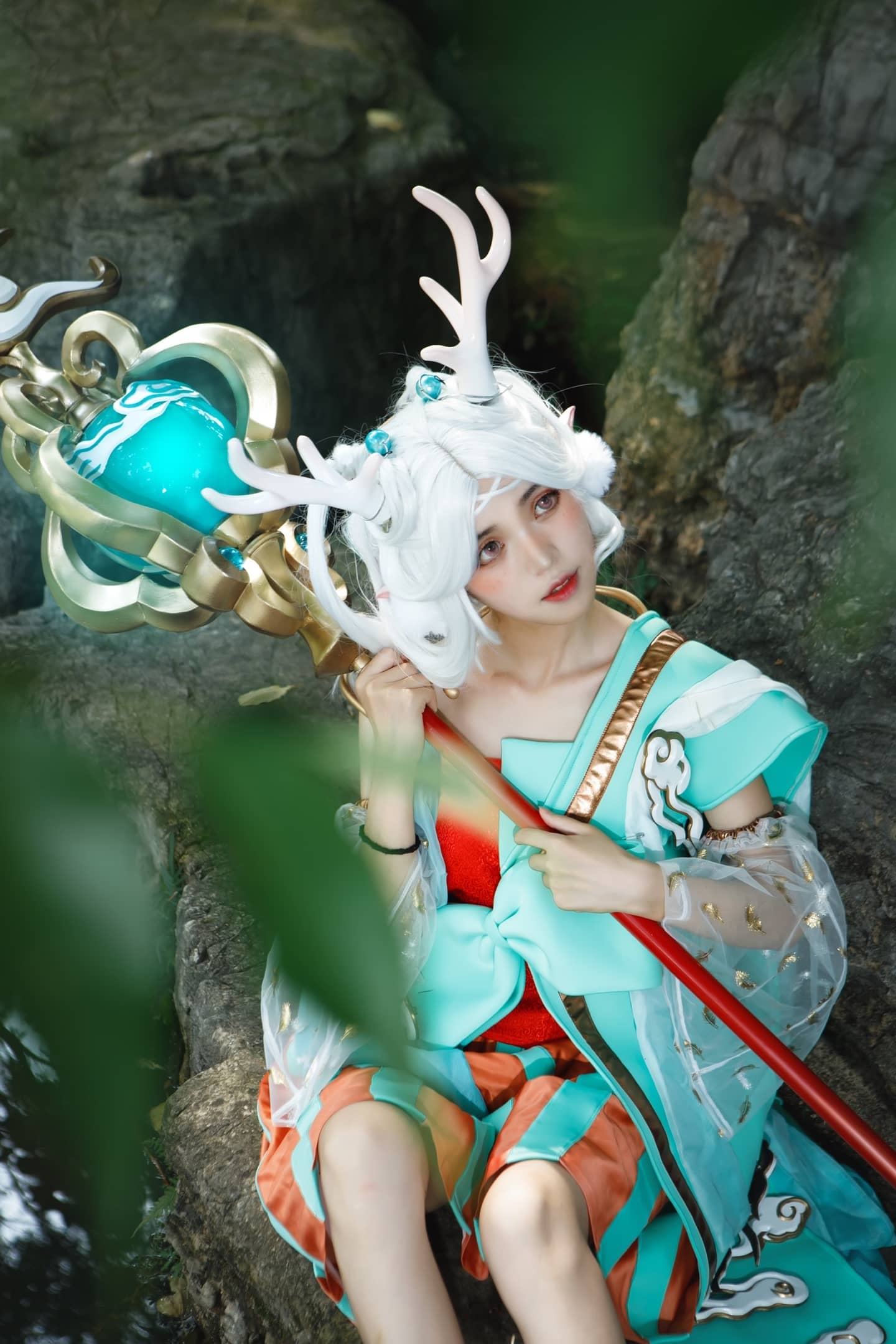 王者荣耀瑶遇见神鹿cosplay-萌图百科