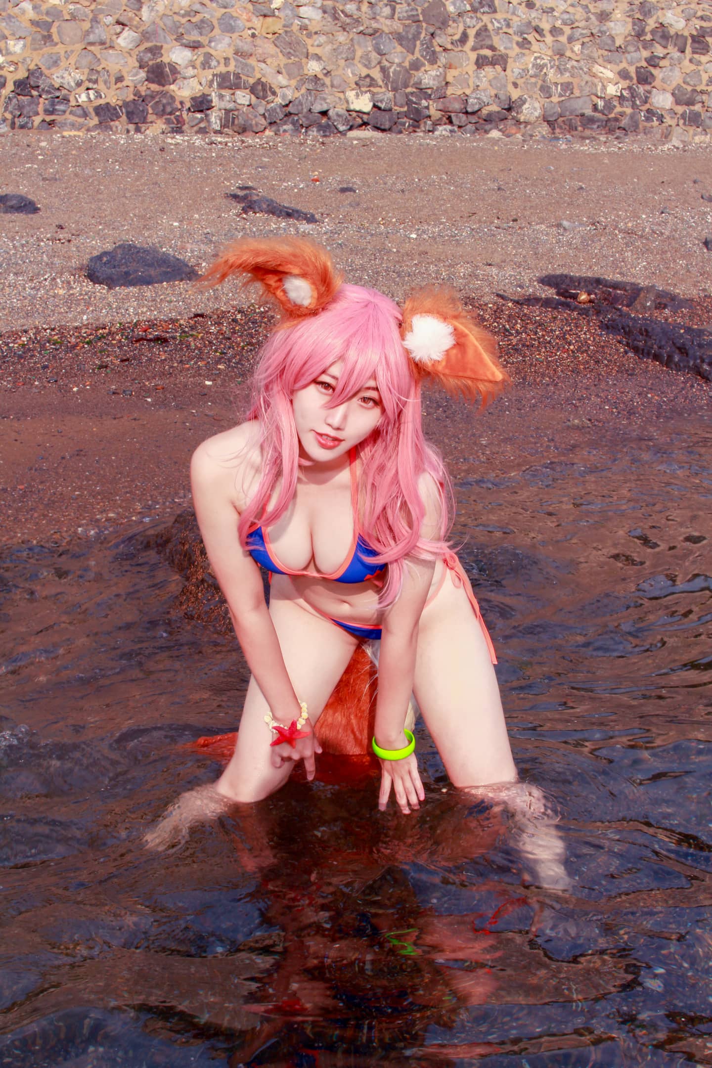 玉藻前 泳装cosplay-萌图百科