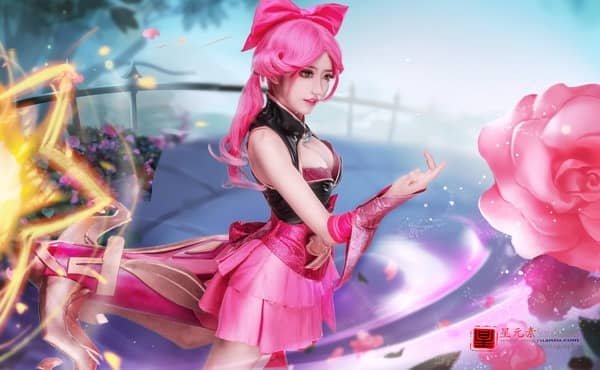 王者荣耀孙尚香蔷薇恋人cosplay正片-萌图百科