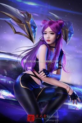 英雄联盟KDA卡莎cosplay正片-萌图百科