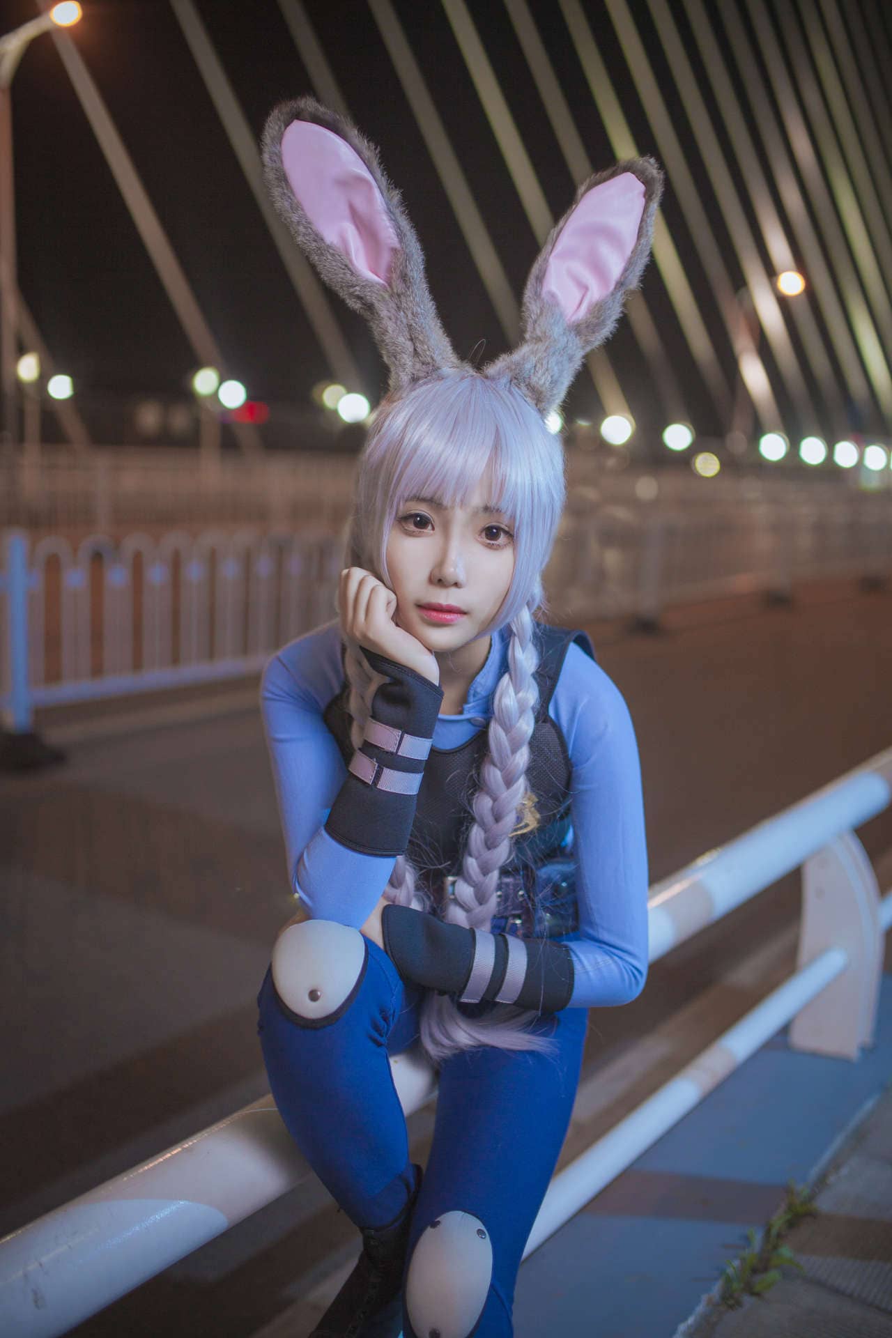 疯狂动物城 朱迪兔cosplay-萌图百科