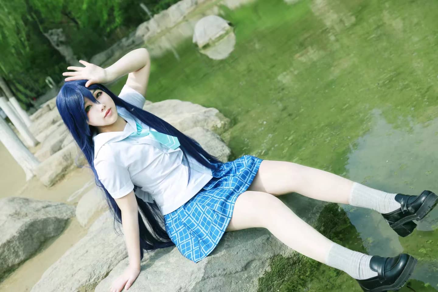 Lovelive！园田海未海军未觉醒cosplay-萌图百科