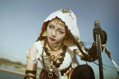 破军喵姐cosplay 飞沙连大漠，圣火怜世人-萌图百科