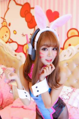 守望先锋 D.va 同人兔耳娘 Cosplay-萌图百科
