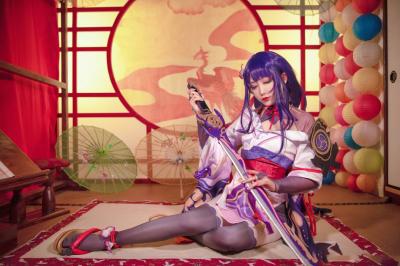 《原神》雷电将军cosplay-萌图百科