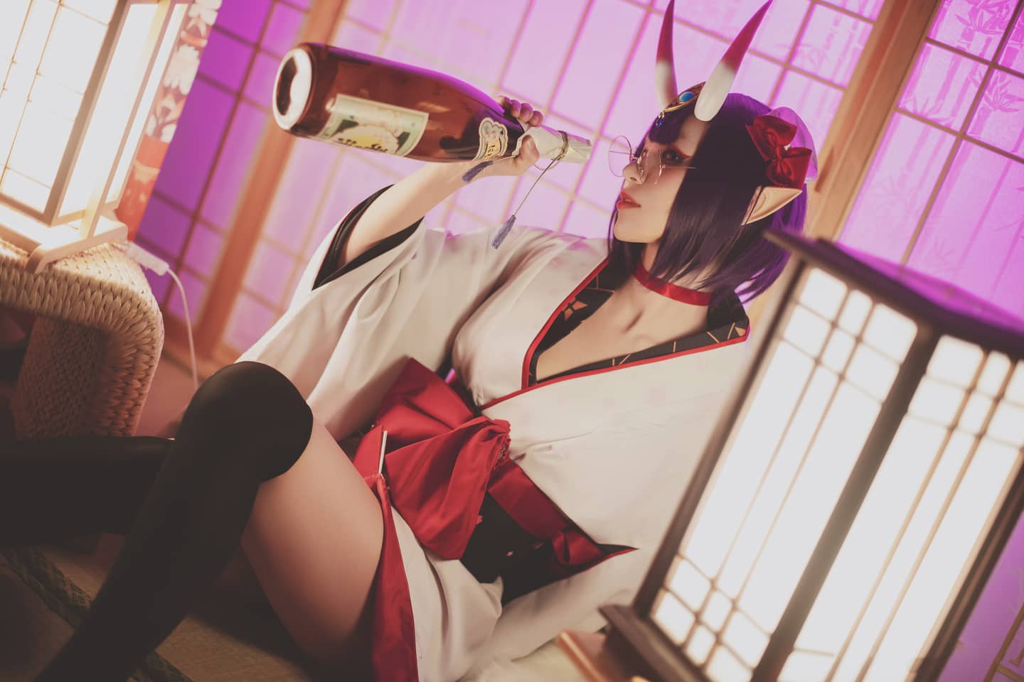 fate/grand order 酒吞童子cosplay-萌图百科