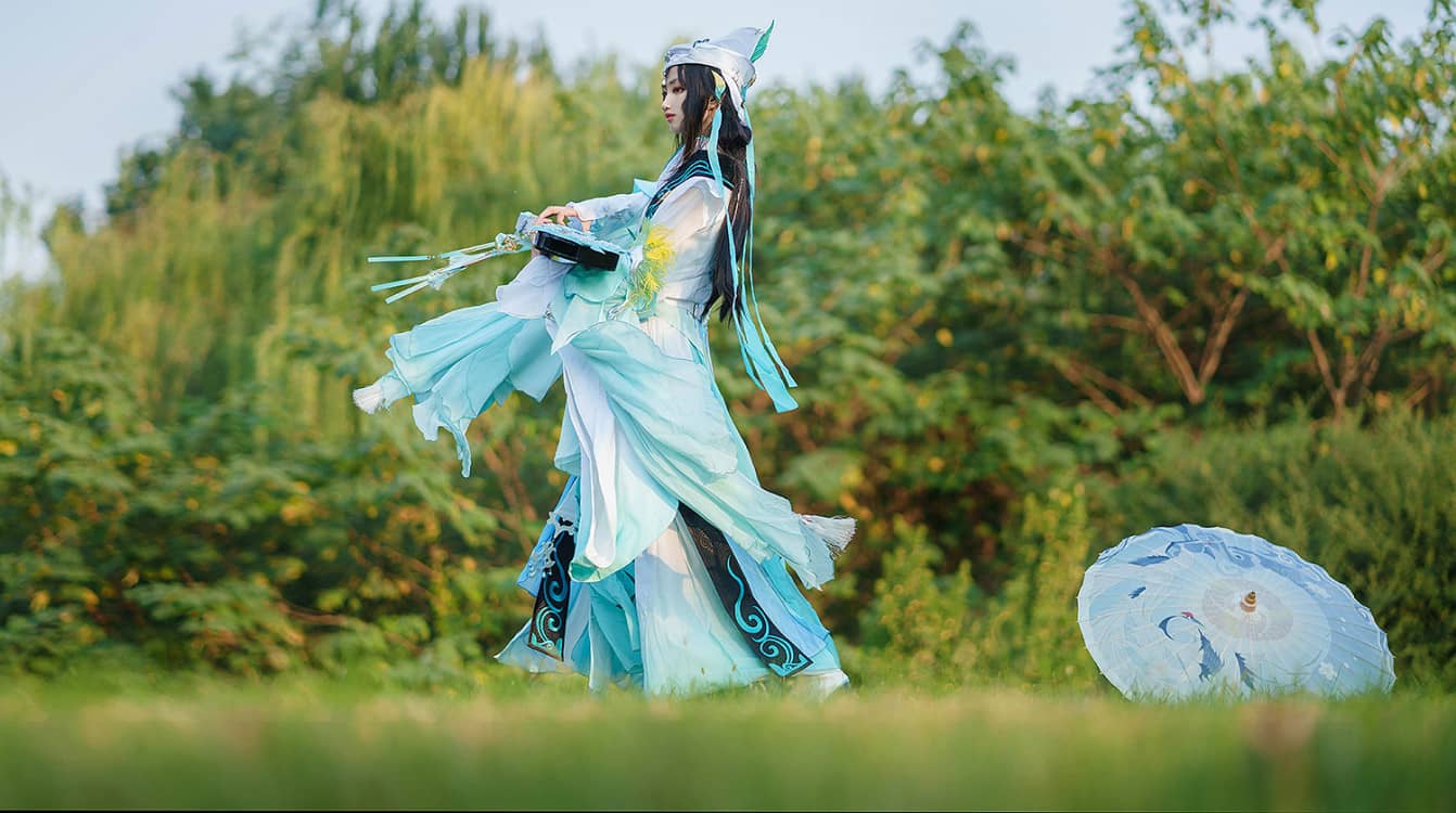 剑侠情缘网络版三 燕云琴娘cosplay-萌图百科