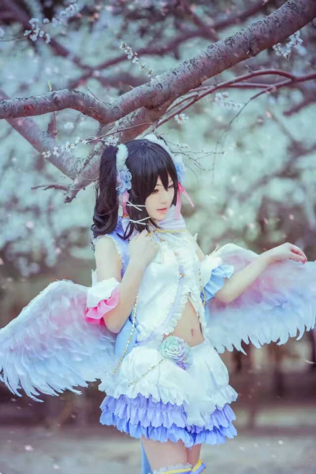 妮可白色情人节cosplay-萌图百科