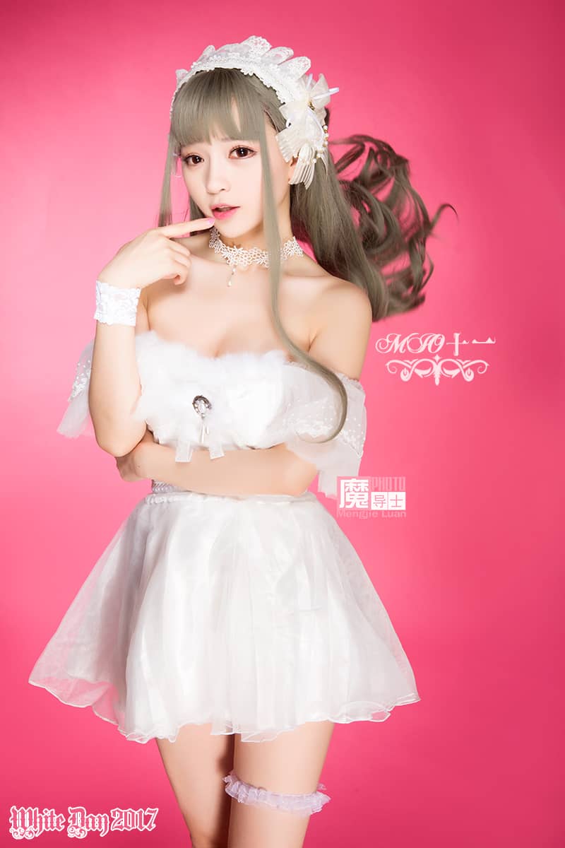 魔导士工作室白色情人节性感美女私房写真-Mio十一-萌图百科