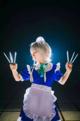 东方project 十六夜Cosplay-萌图百科
